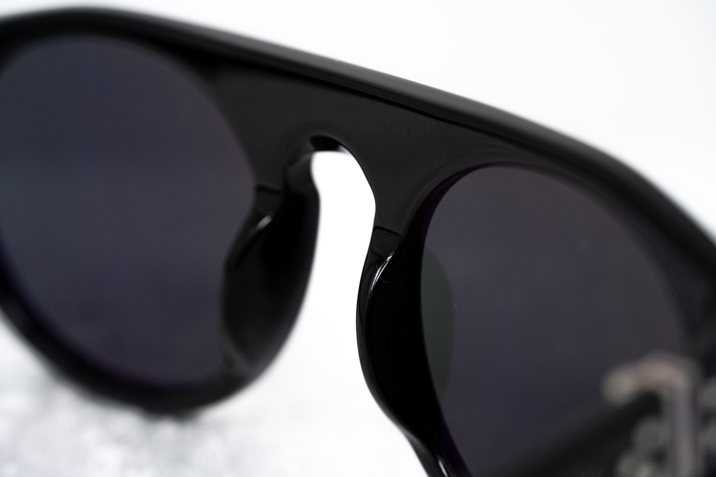 Ann Demeulemeester Sunglasses Flat Top Black and Grey Gradient AD10C1SUN