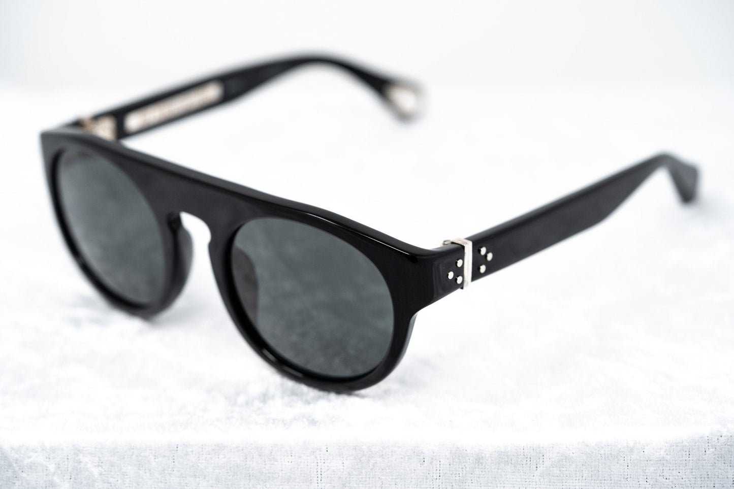 Ann Demeulemeester Sunglasses Flat Top Black and Grey Gradient AD10C1SUN
