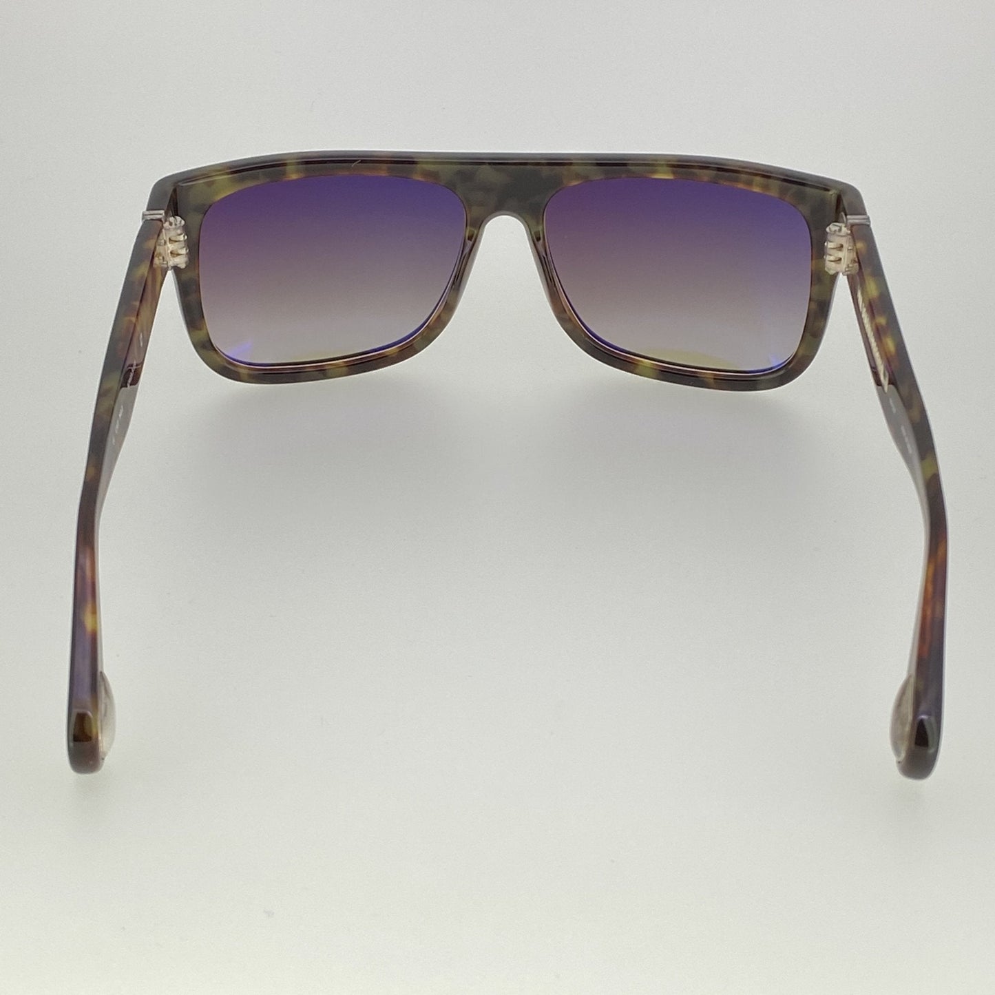 Ann Demeulemeester Sunglasses Flat Top Black and Brown