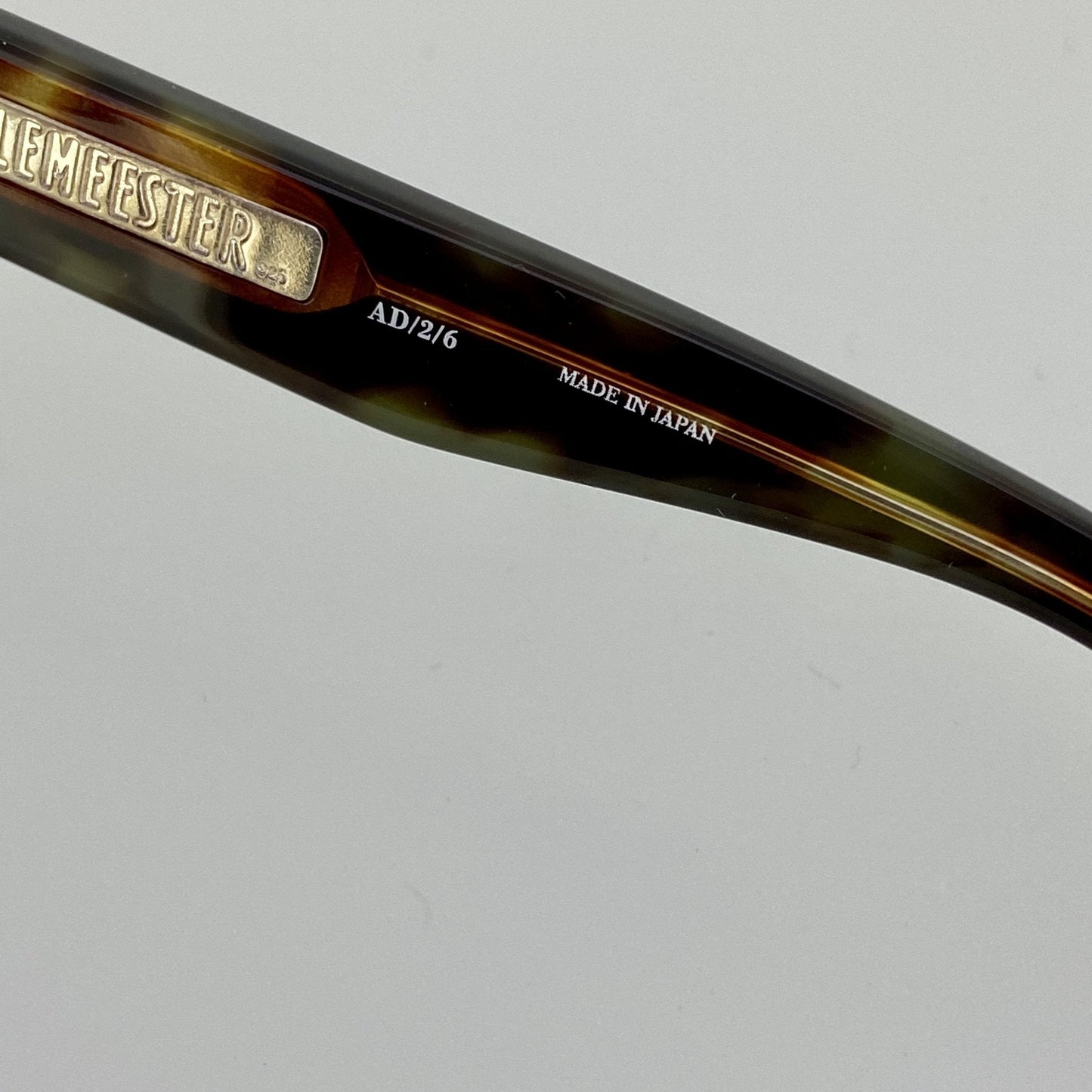 Ann Demeulemeester Sunglasses Flat Top Black and Brown