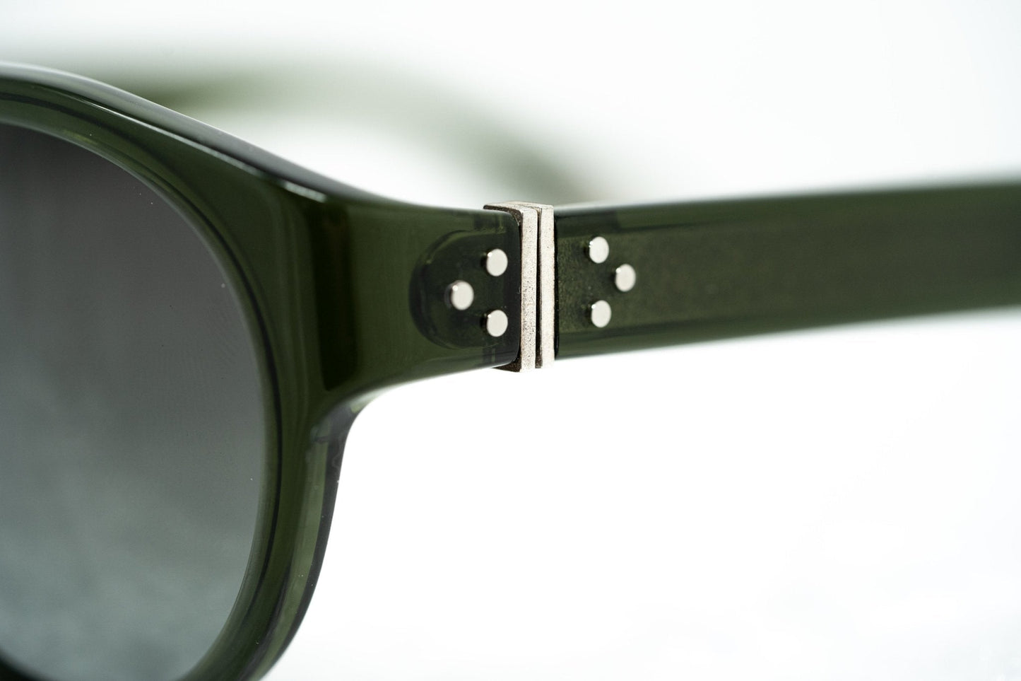 Ann Demeulemeester Sunglasses Flat Top Green and Green Graduated AD10C7SUN