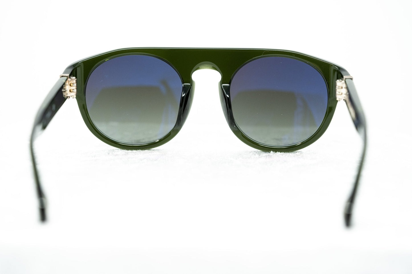 Ann Demeulemeester Sunglasses Flat Top Green and Green Graduated AD10C7SUN