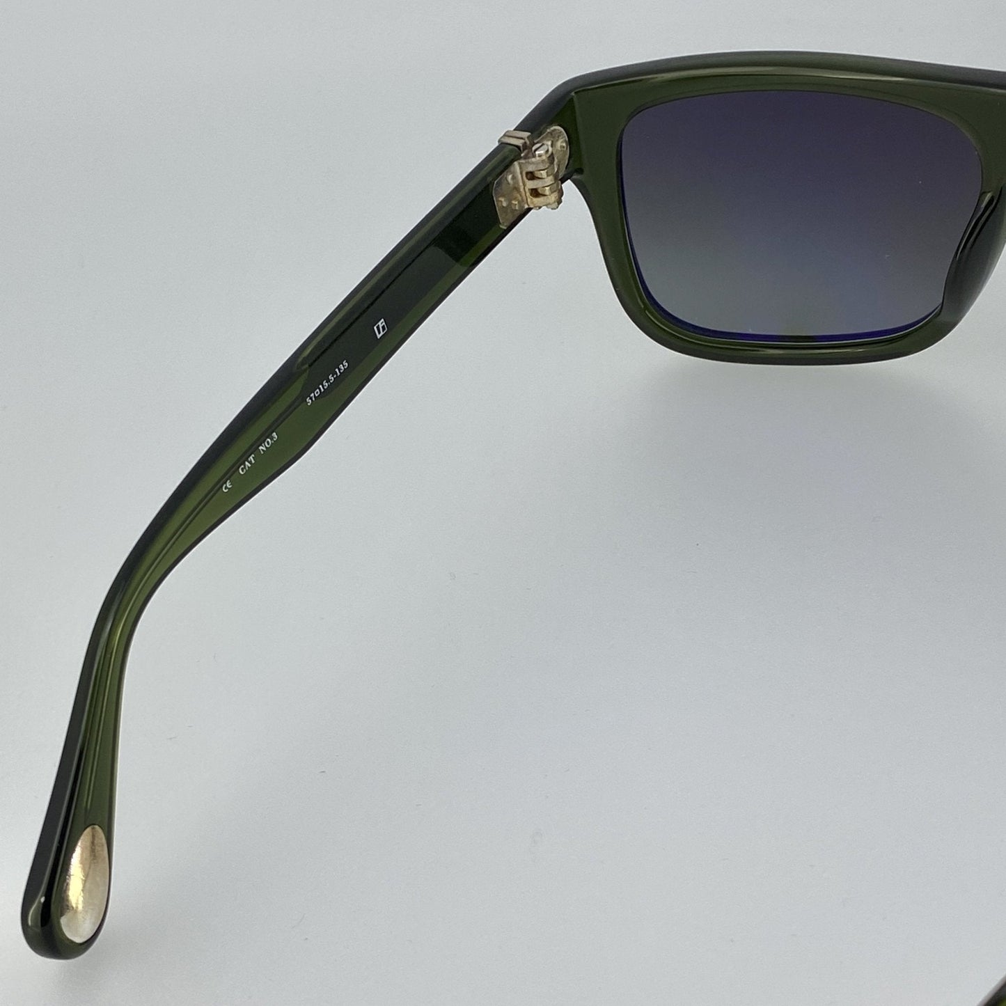 Ann Demeulemeester Men's Sunglasses Flat Top Green AD2C7SUN