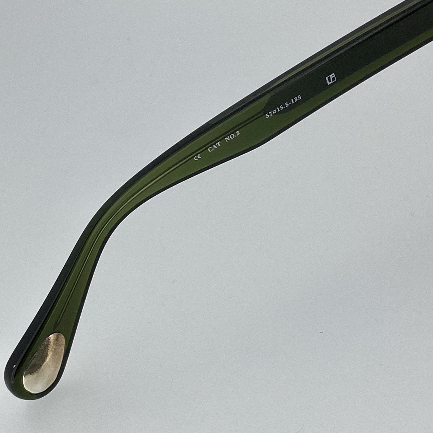 Ann Demeulemeester Men's Sunglasses Flat Top Green AD2C7SUN