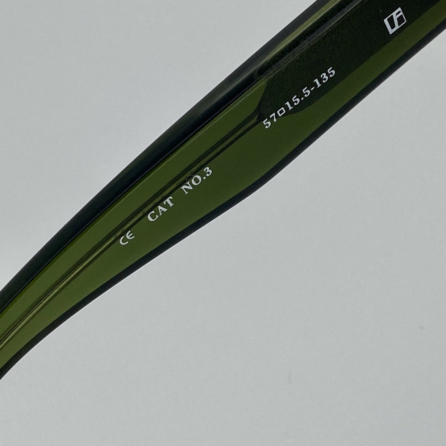 Ann Demeulemeester Men's Sunglasses Flat Top Green AD2C7SUN