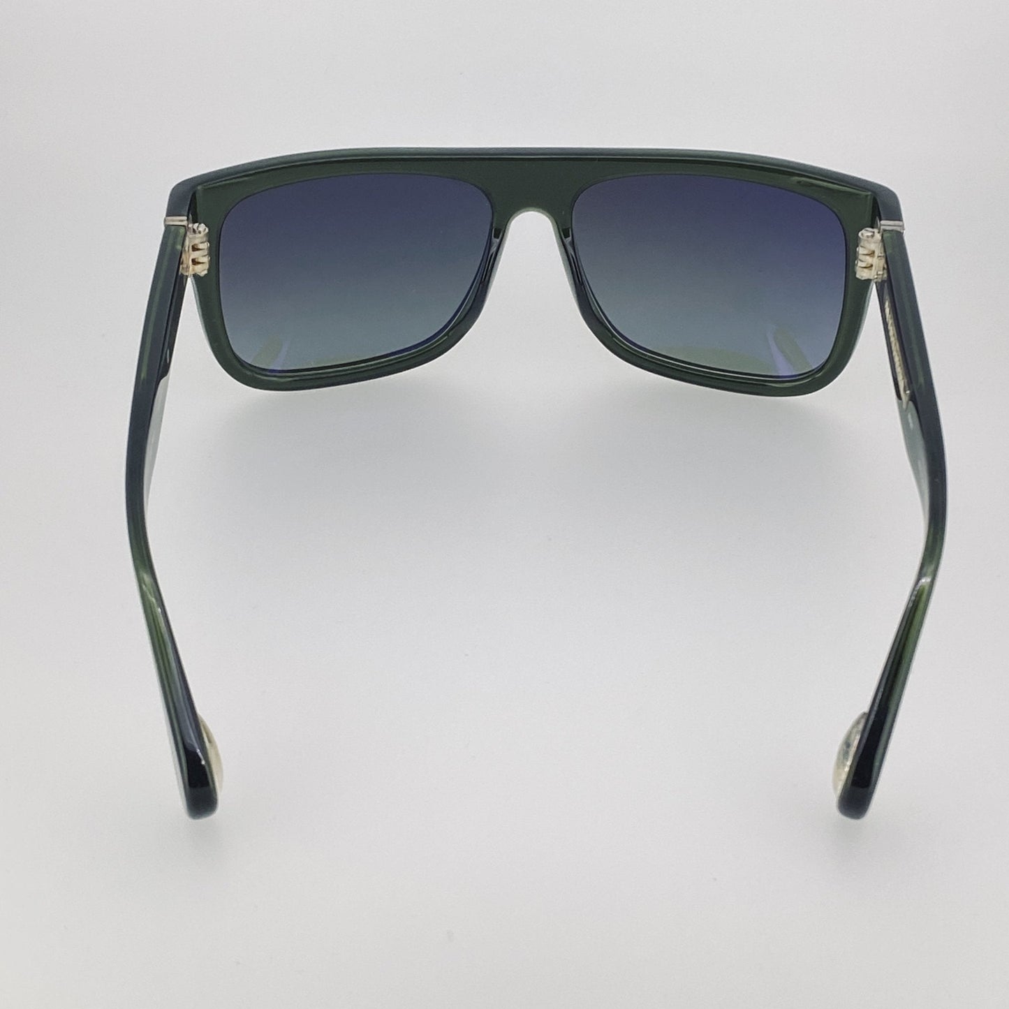Ann Demeulemeester Men's Sunglasses Flat Top Green AD2C7SUN