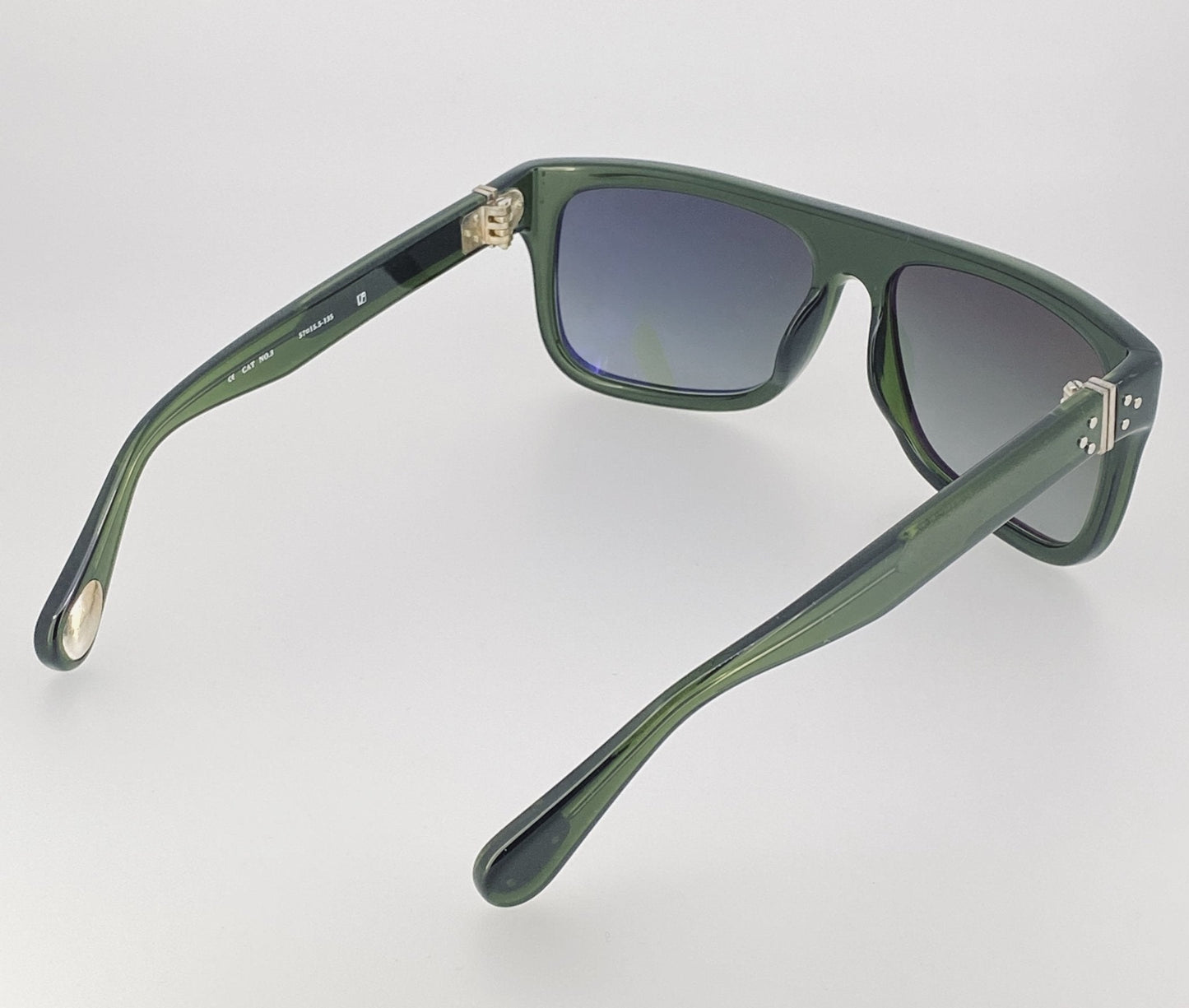 Ann Demeulemeester Men's Sunglasses Flat Top Green AD2C7SUN
