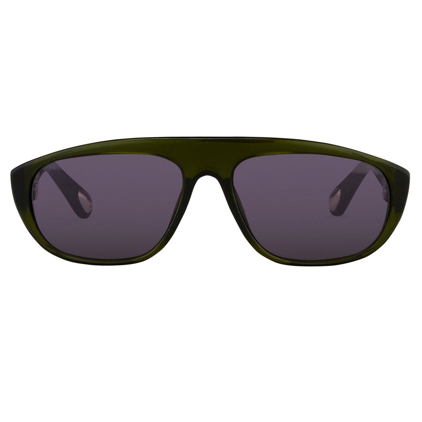 Ann Demeulemeester Men's Sunglasses Flat Top Green and Purple AD1C7SUN