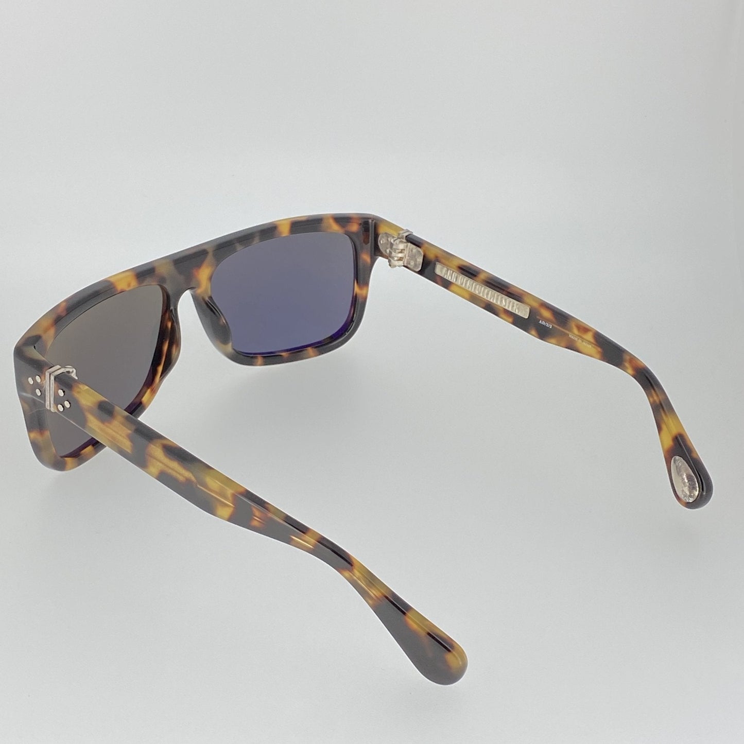Ann Demeulemeester Men's Sunglasses Flat Top Tortoise and Grey AD2C2SUN