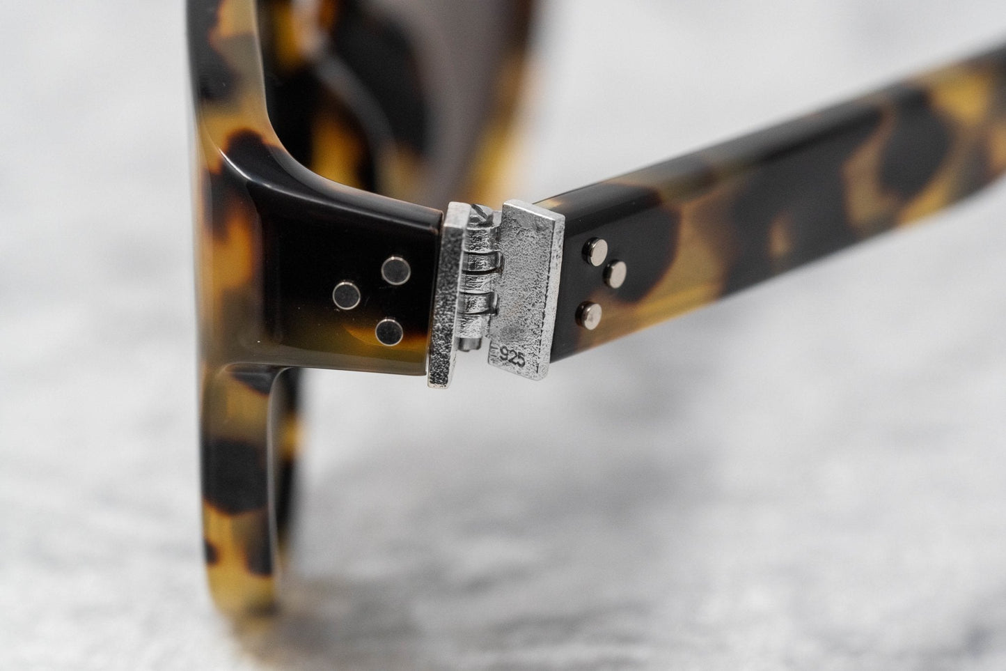 Ann Demeulemeester Men's Sunglasses Flat Top Tortoise Shell and Grey AD10C2SUN