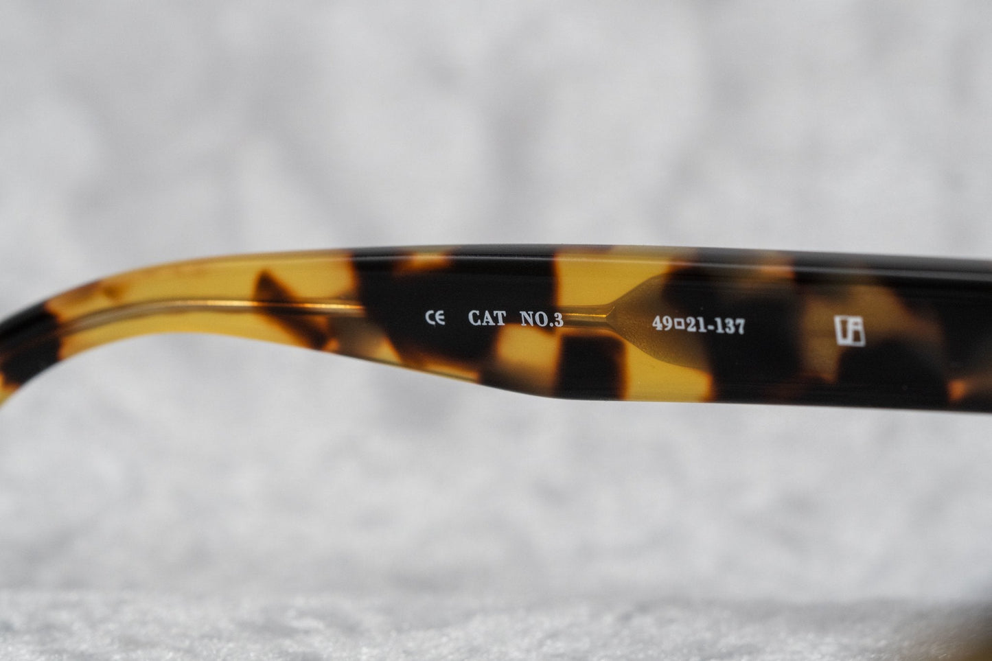 Ann Demeulemeester Men's Sunglasses Flat Top Tortoise Shell and Grey AD10C2SUN