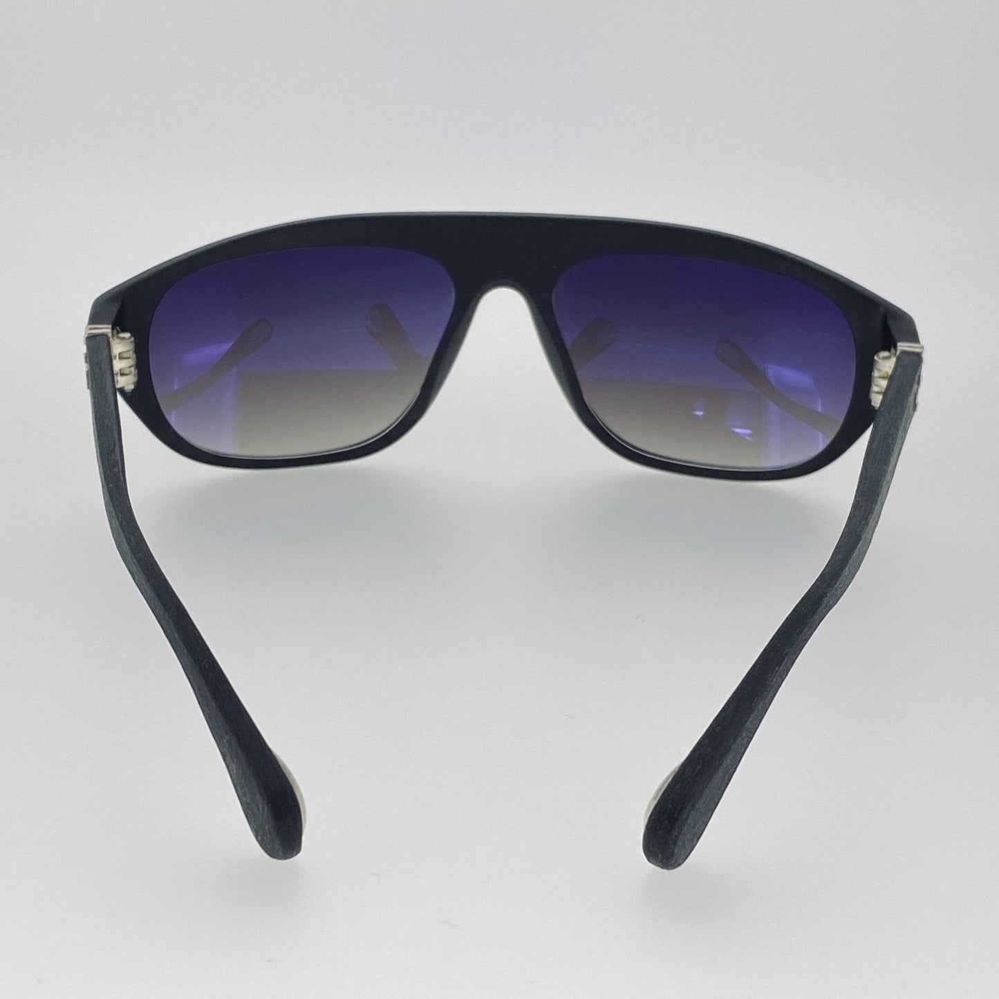 Ann Demeulemeester Men's Sunglasses Flat Top Matte Black and Grey AD1C9SUN