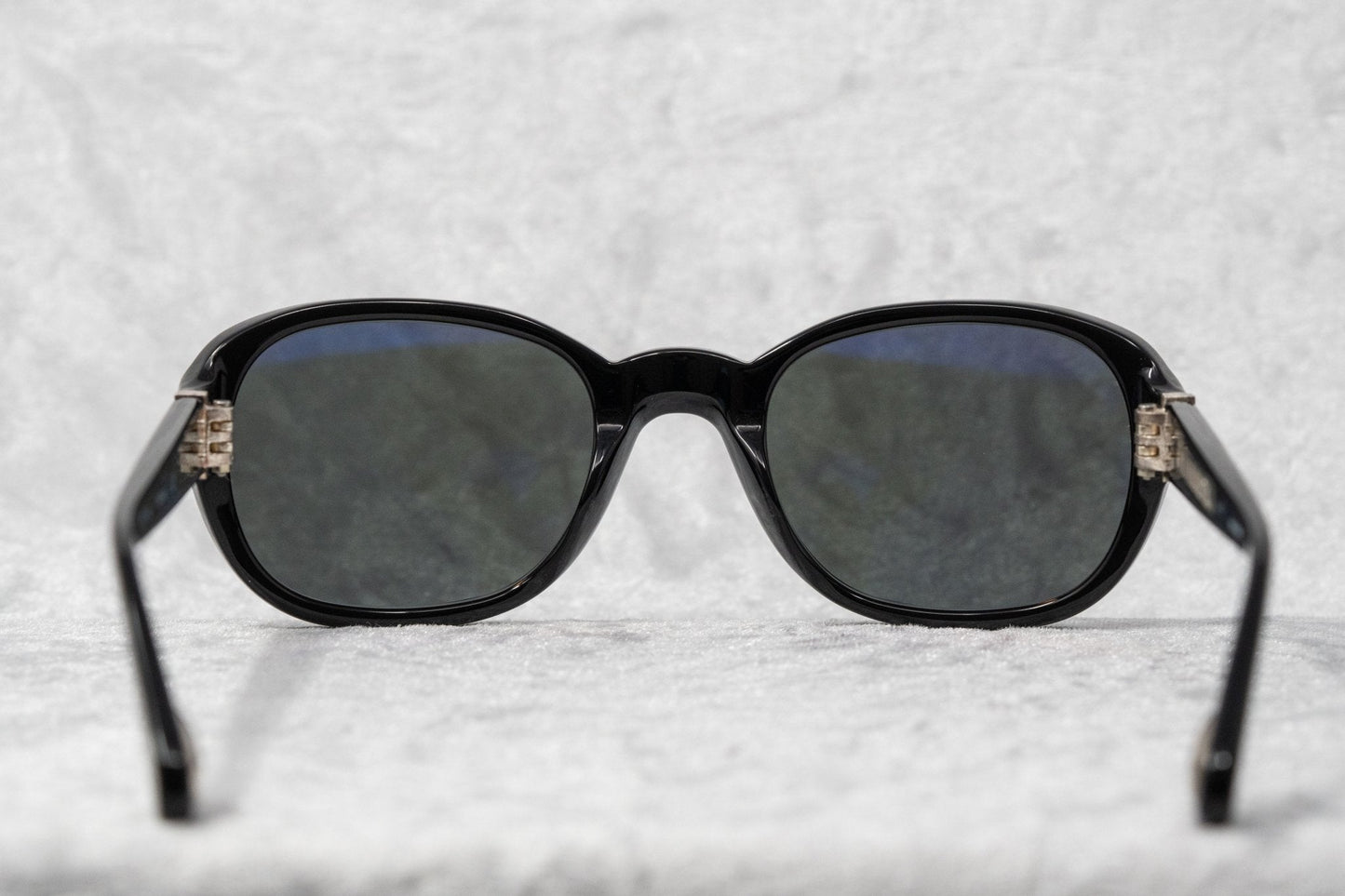 Ann Demeulemeester Ladies Sunglasses Oval Black and Grey AD8C1SUN