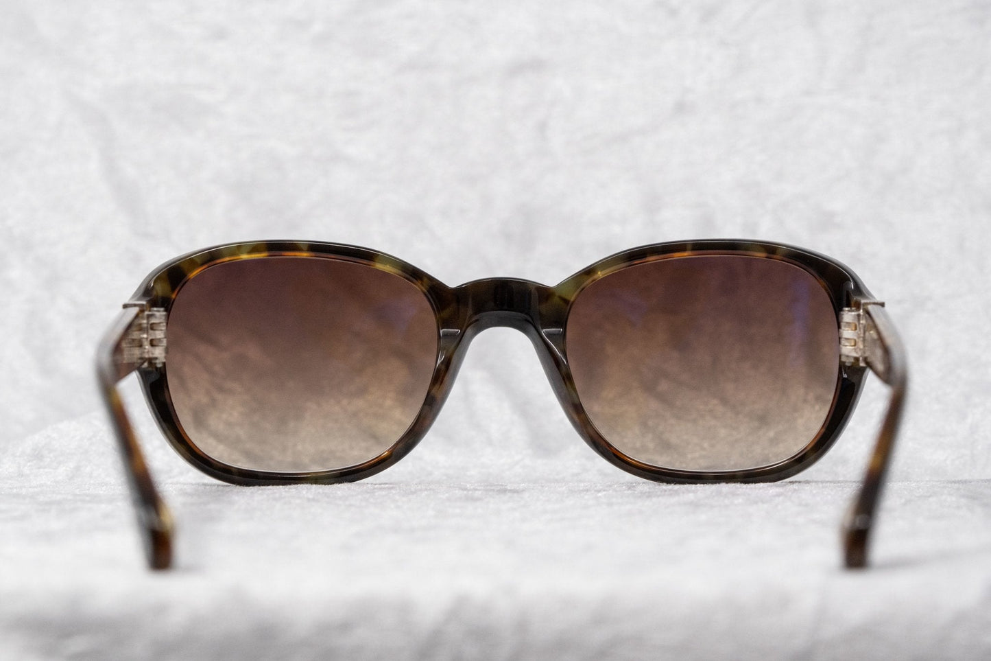 Ann Demeulemeester Ladies Sunglasses Oval Black and Brown Graduated AD8C6SUN