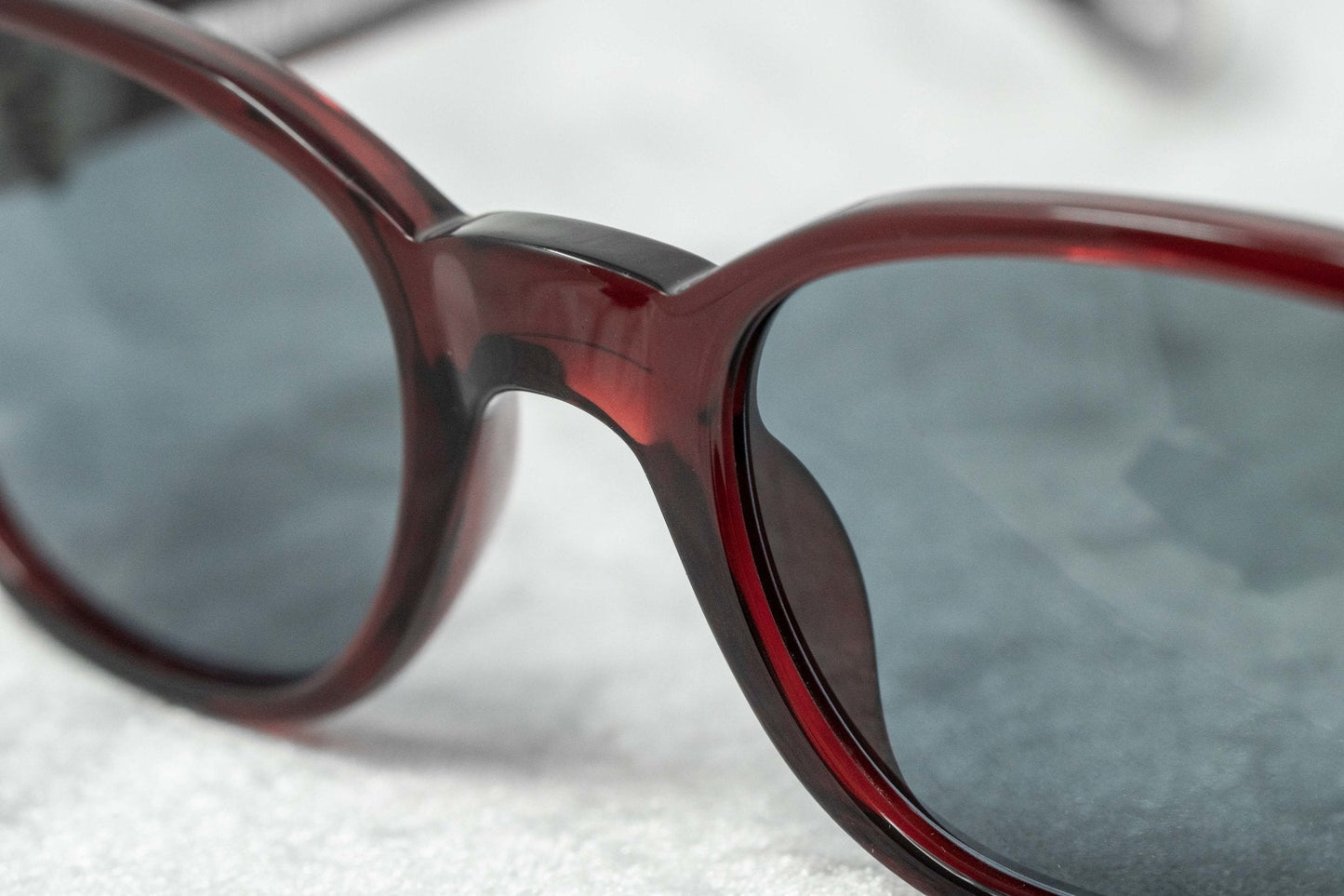 Ann Demeulemeester Sunglasses Oval Red Silver and Blue