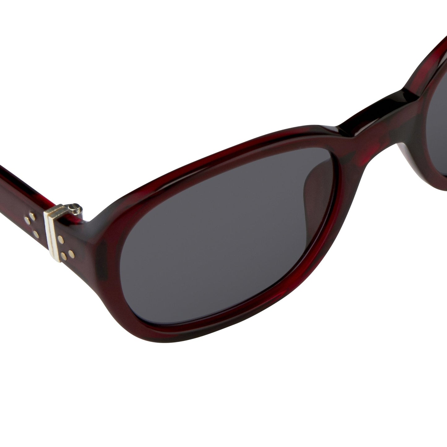 Ann Demeulemeester Sunglasses Oval Red Silver and Blue