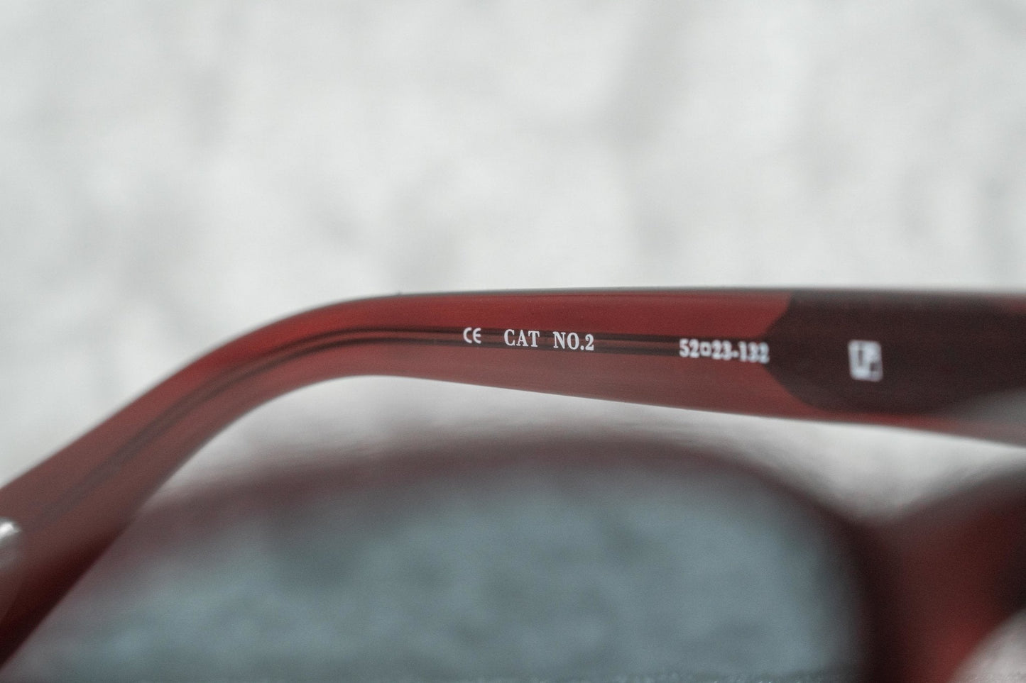 Ann Demeulemeester Sunglasses Oval Red Silver and Blue