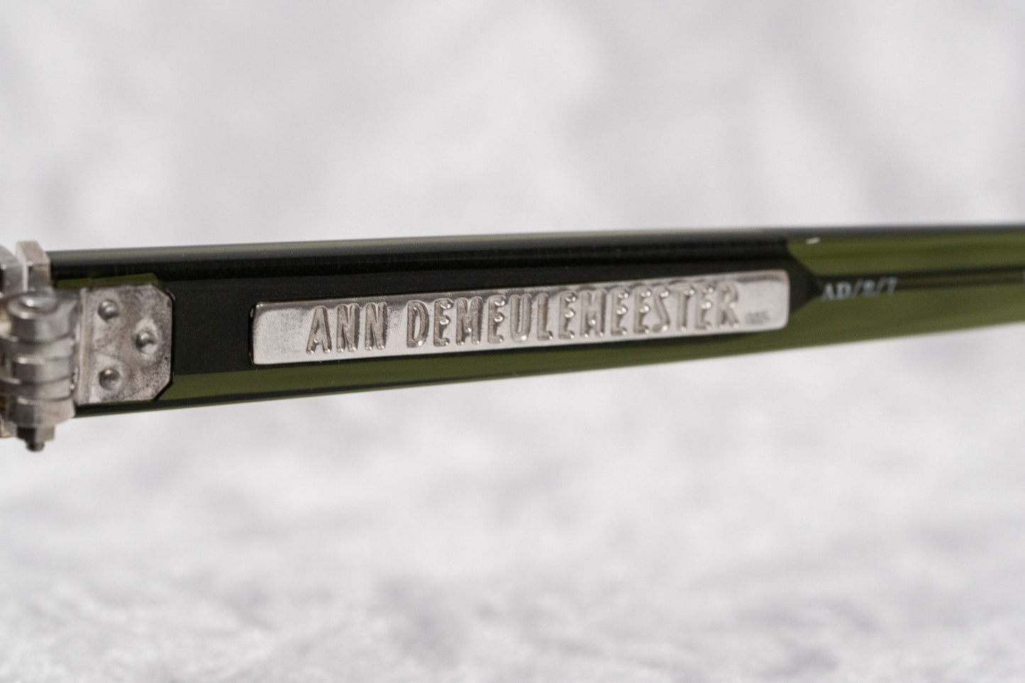 Ann Demeulemeester Sunglasses Oval Green and Purple