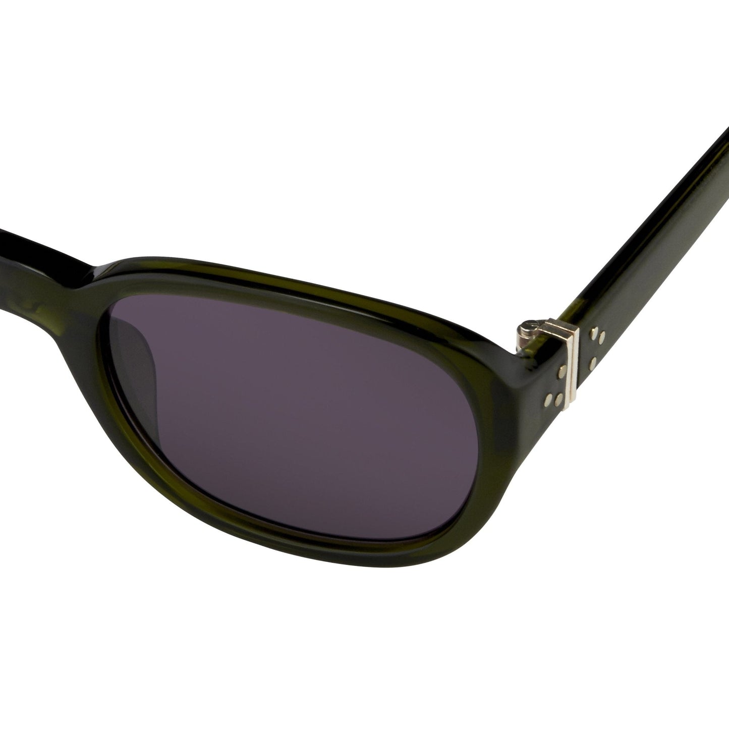 Ann Demeulemeester Sunglasses Oval Green and Purple