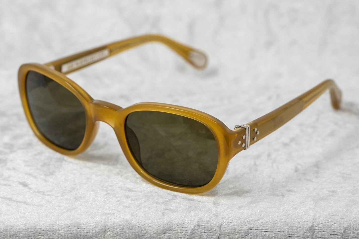 Ann Demeulemeester Sunglasses Oval Honey and Green
