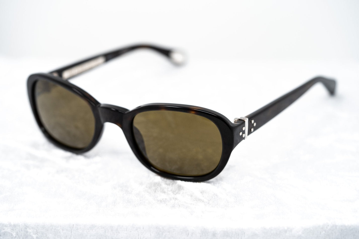 Ann Demeulemeester Sunglasses Oval Tortoise Shell and Brown