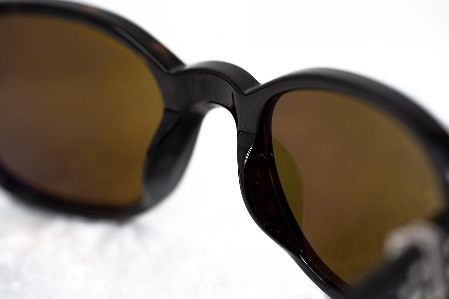 Ann Demeulemeester Sunglasses Oval Tortoise Shell and Brown