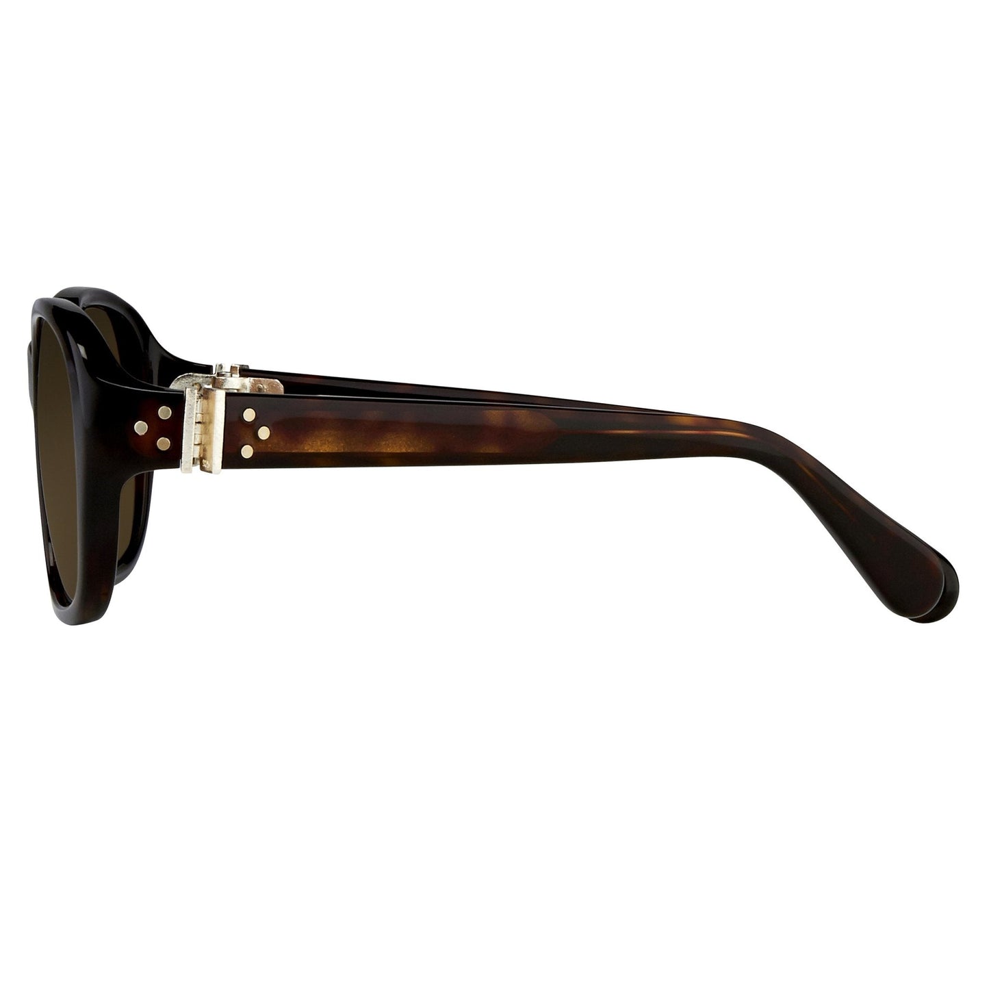 Ann Demeulemeester Sunglasses Oval Tortoise Shell and Brown