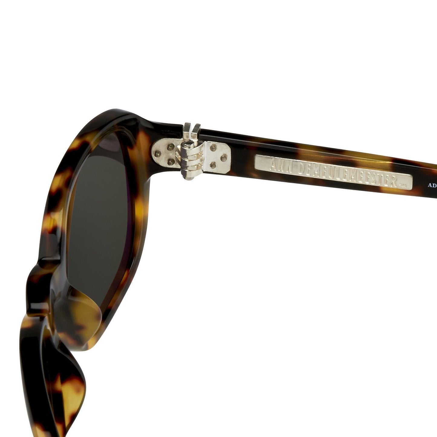Ann Demeulemeester Ladies Sunglasses Oval Tortoise Shell and Grey AD8C2SUN