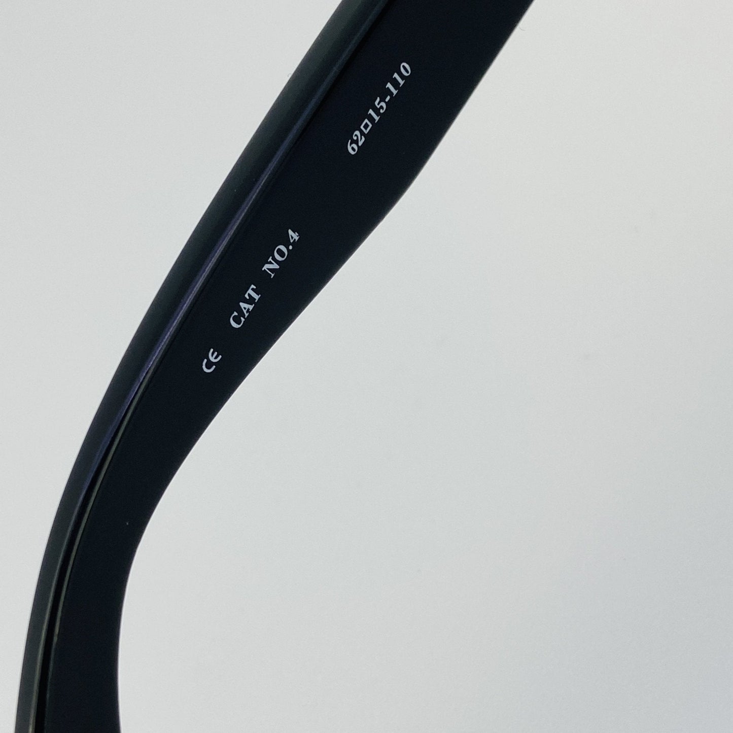 Ann Demeulemeester Sunglasses Oversized Black with Silver Tips and Grey AD31C1SUN
