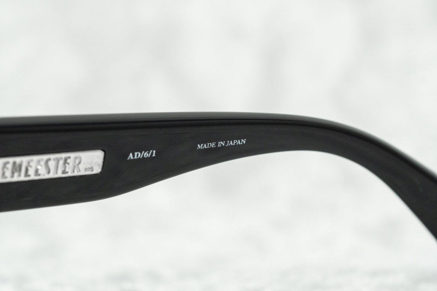 Ann Demeulemeester Ladies Sunglasses Oversized Black and Grey AD6C1SUN