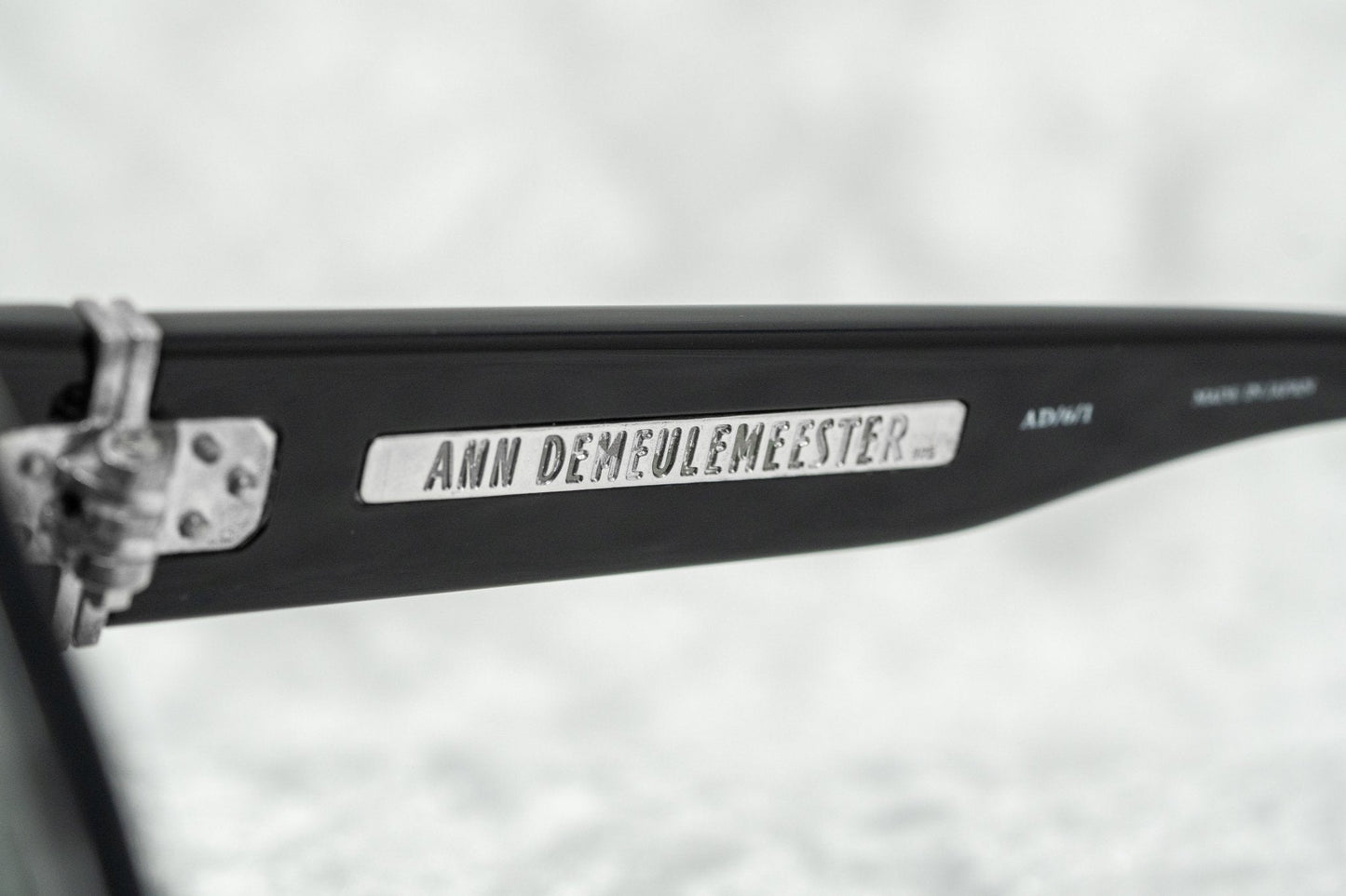 Ann Demeulemeester Ladies Sunglasses Oversized Black and Grey AD6C1SUN