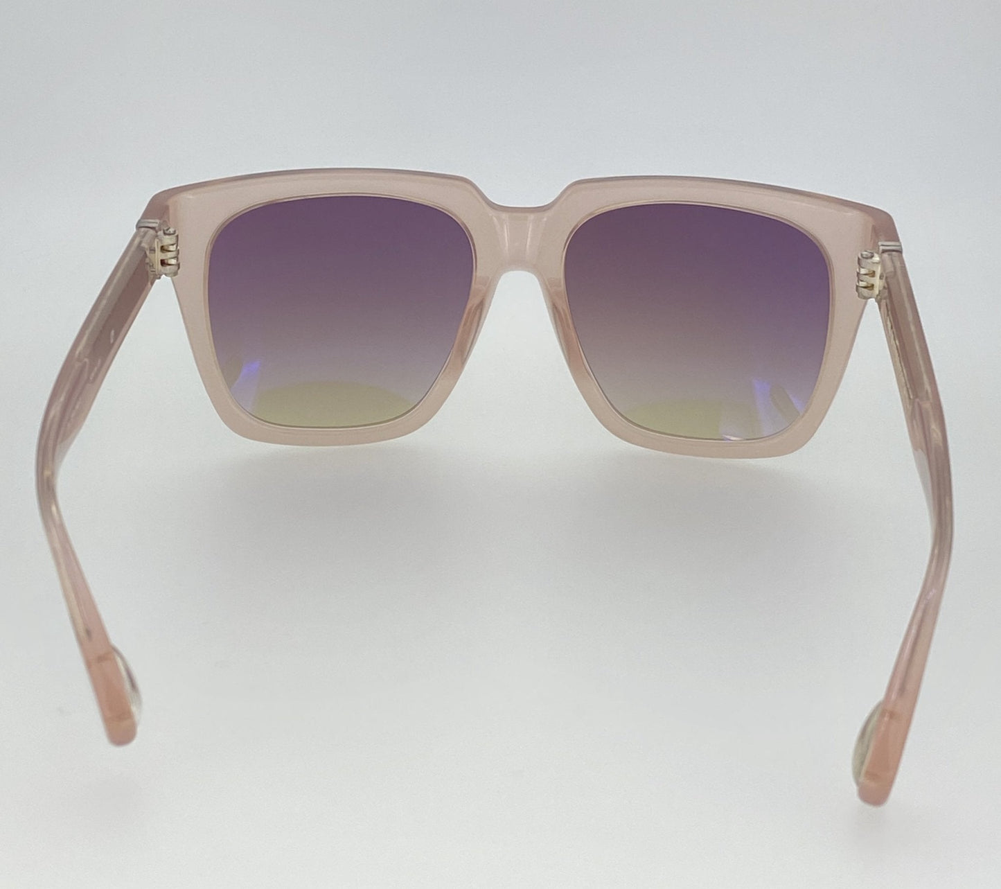 Ann Demeulemeester Sunglasses Oversized Blush Pink and Brown