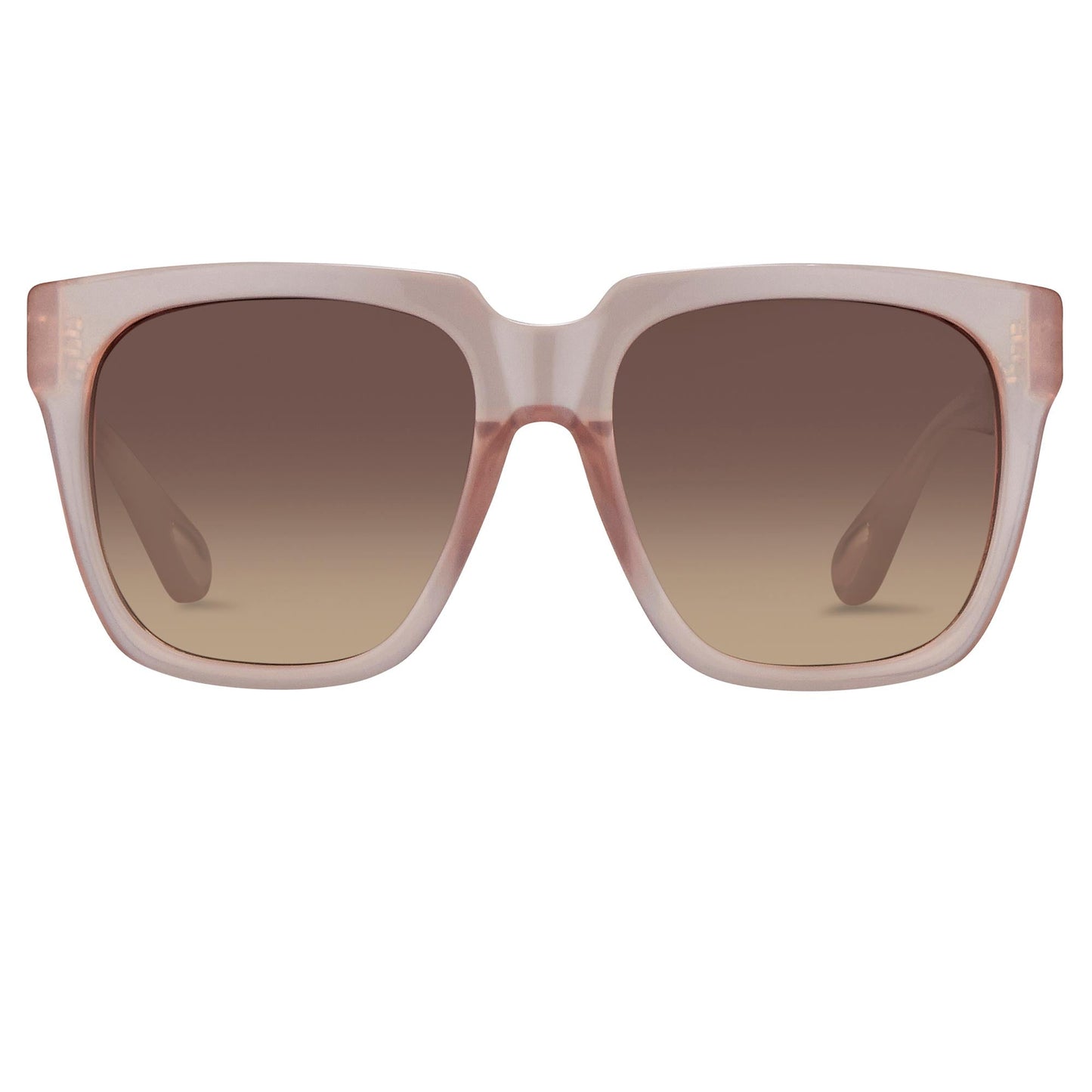 Ann Demeulemeester Sunglasses Oversized Blush Pink and Brown