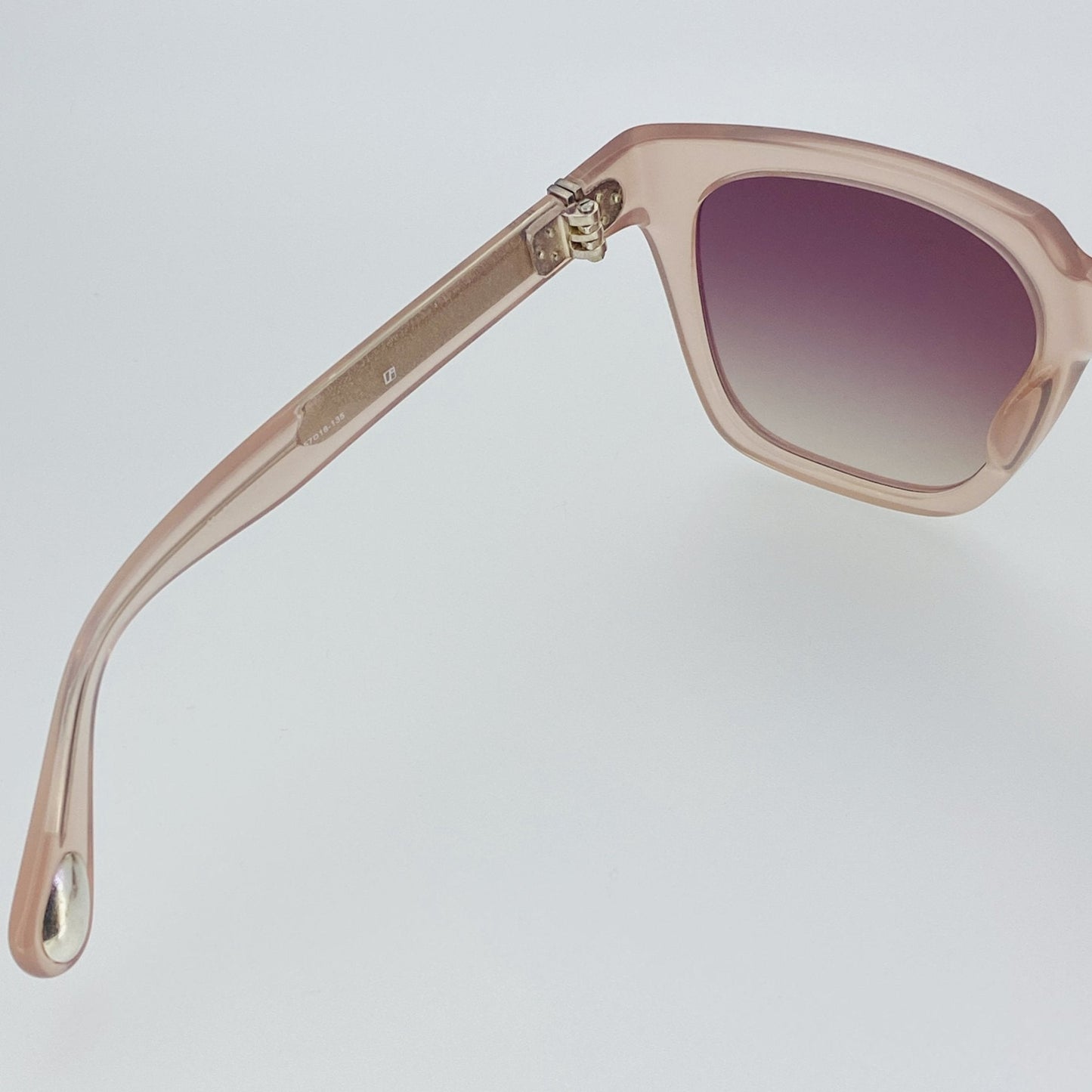Ann Demeulemeester Sunglasses Oversized Blush Pink and Brown