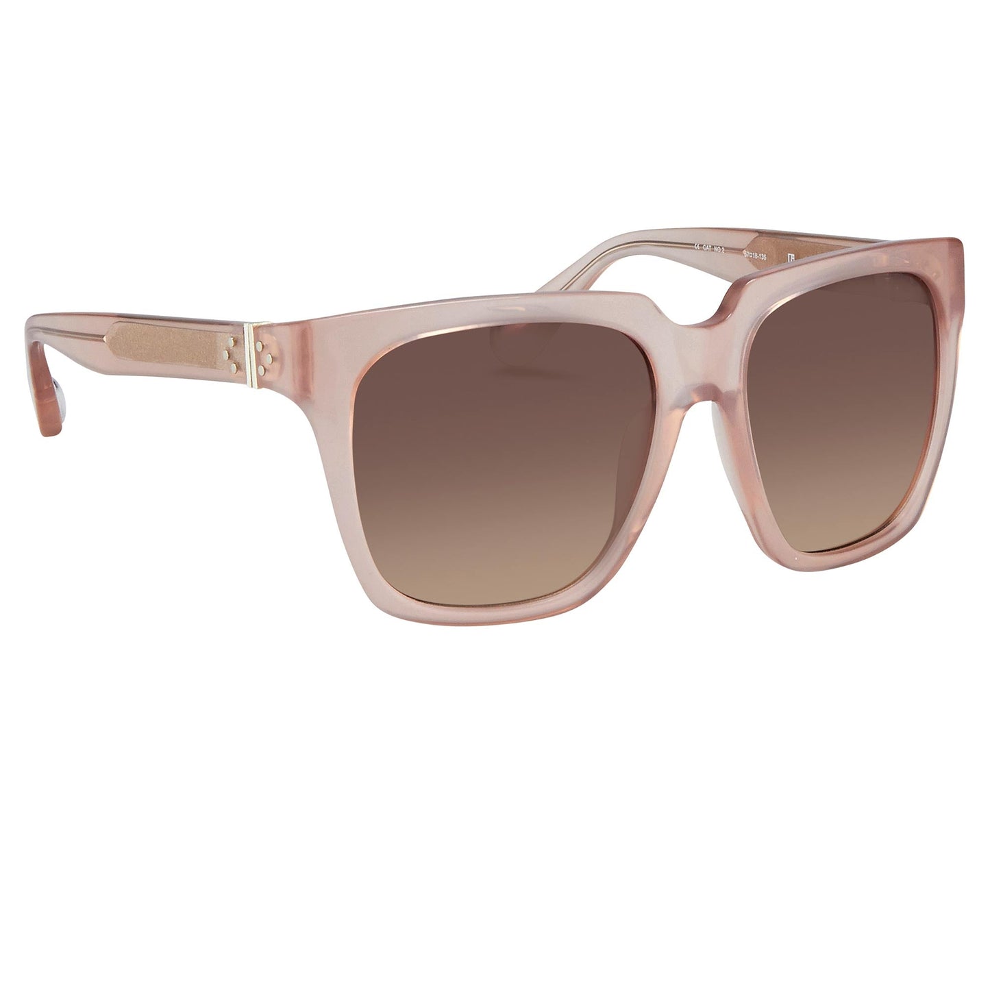 Ann Demeulemeester Sunglasses Oversized Blush Pink and Brown