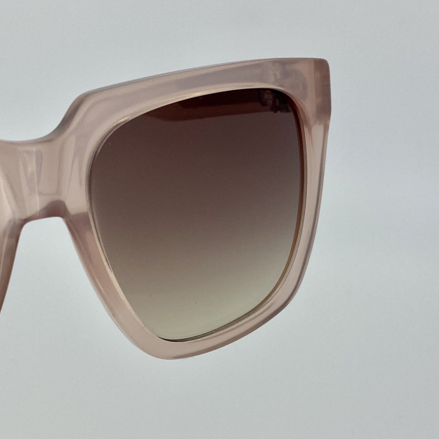 Ann Demeulemeester Sunglasses Oversized Blush Pink and Brown