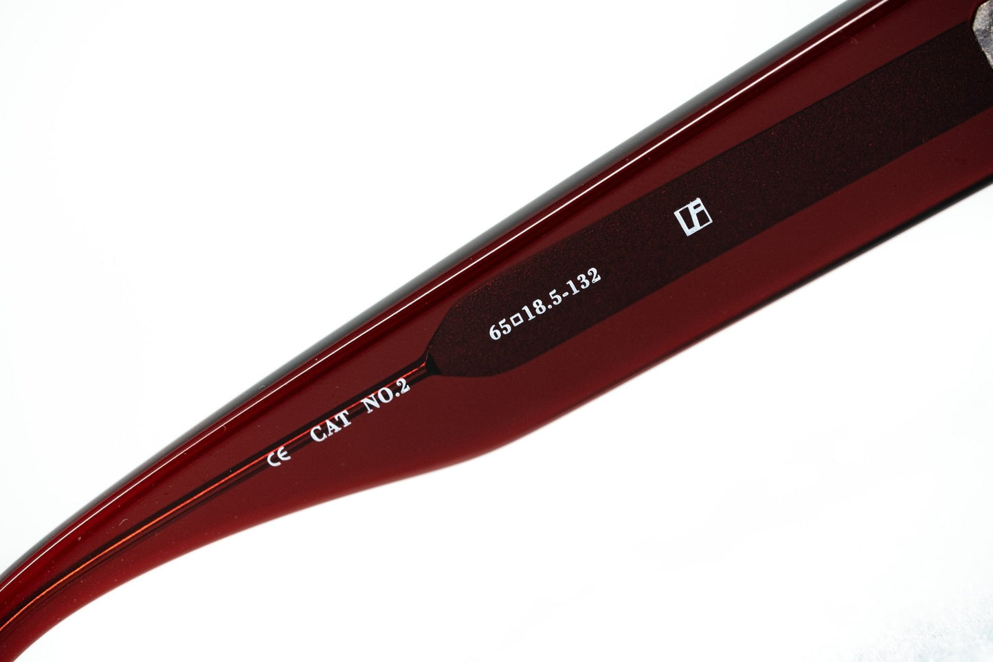 Ann Demeulemeester Ladies Sunglasses Oversized Bordeaux Red and Blue AD6C3SUN