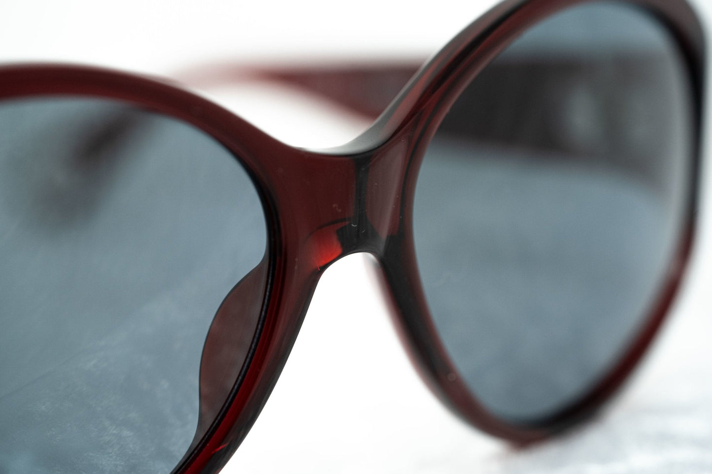 Ann Demeulemeester Ladies Sunglasses Oversized Bordeaux Red and Blue AD6C3SUN