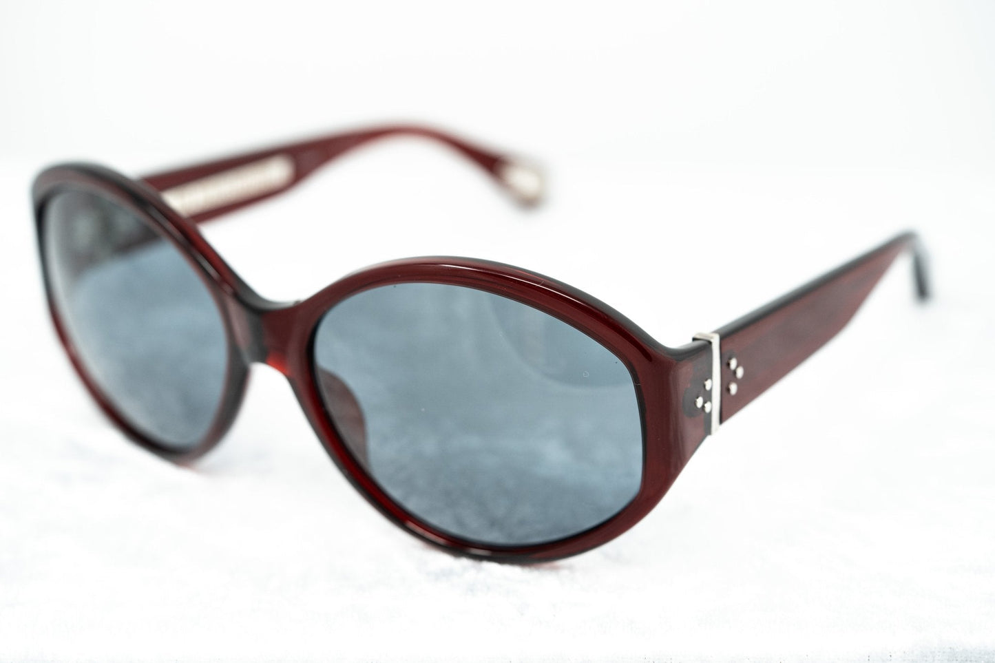 Ann Demeulemeester Ladies Sunglasses Oversized Bordeaux Red and Blue AD6C3SUN