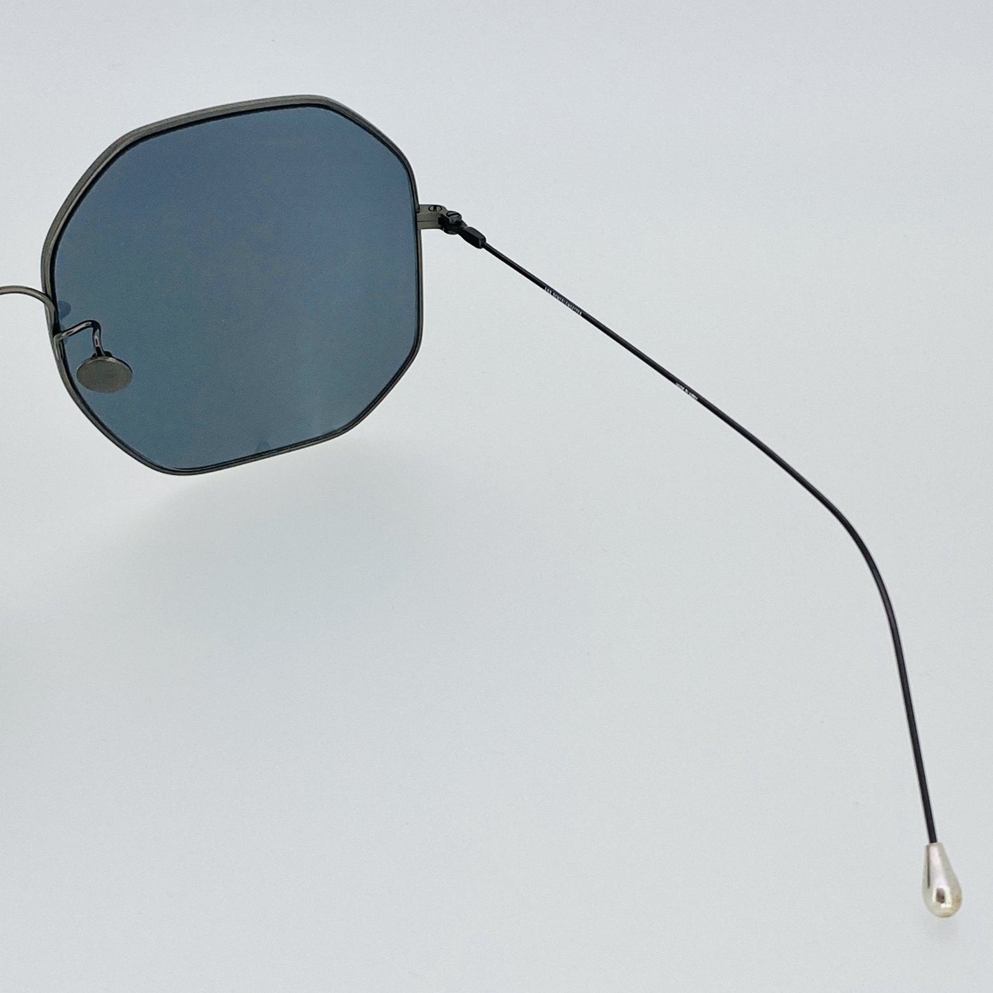 Ann Demeulemeester Sunglasses Oversized Gun Metal and Grey