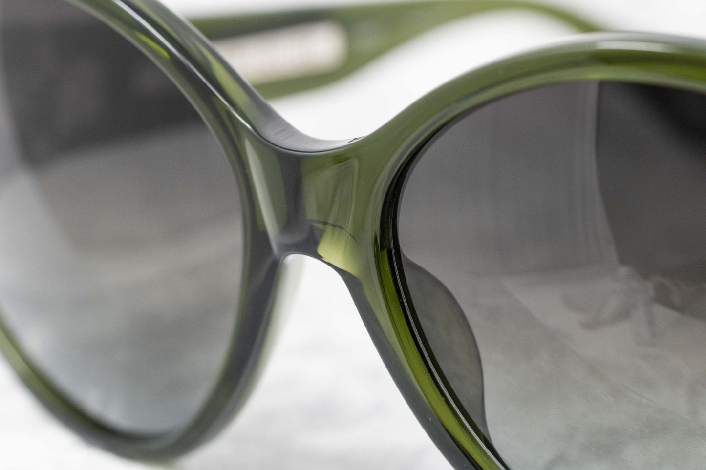 Ann Demeulemeester Ladies Sunglasses Oversized Green AD6C7SUN