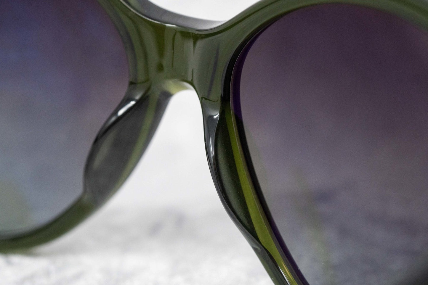 Ann Demeulemeester Ladies Sunglasses Oversized Green AD6C7SUN