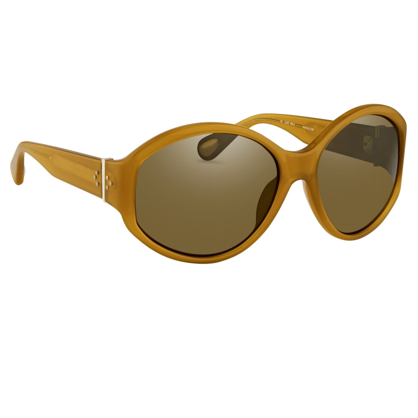 Ann Demeulemeester Ladies Sunglasses Oversized Honey and Green AD6C5SUN
