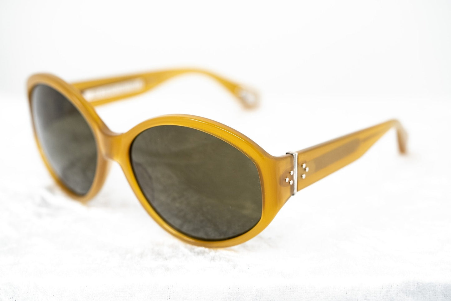 Ann Demeulemeester Ladies Sunglasses Oversized Honey and Green AD6C5SUN