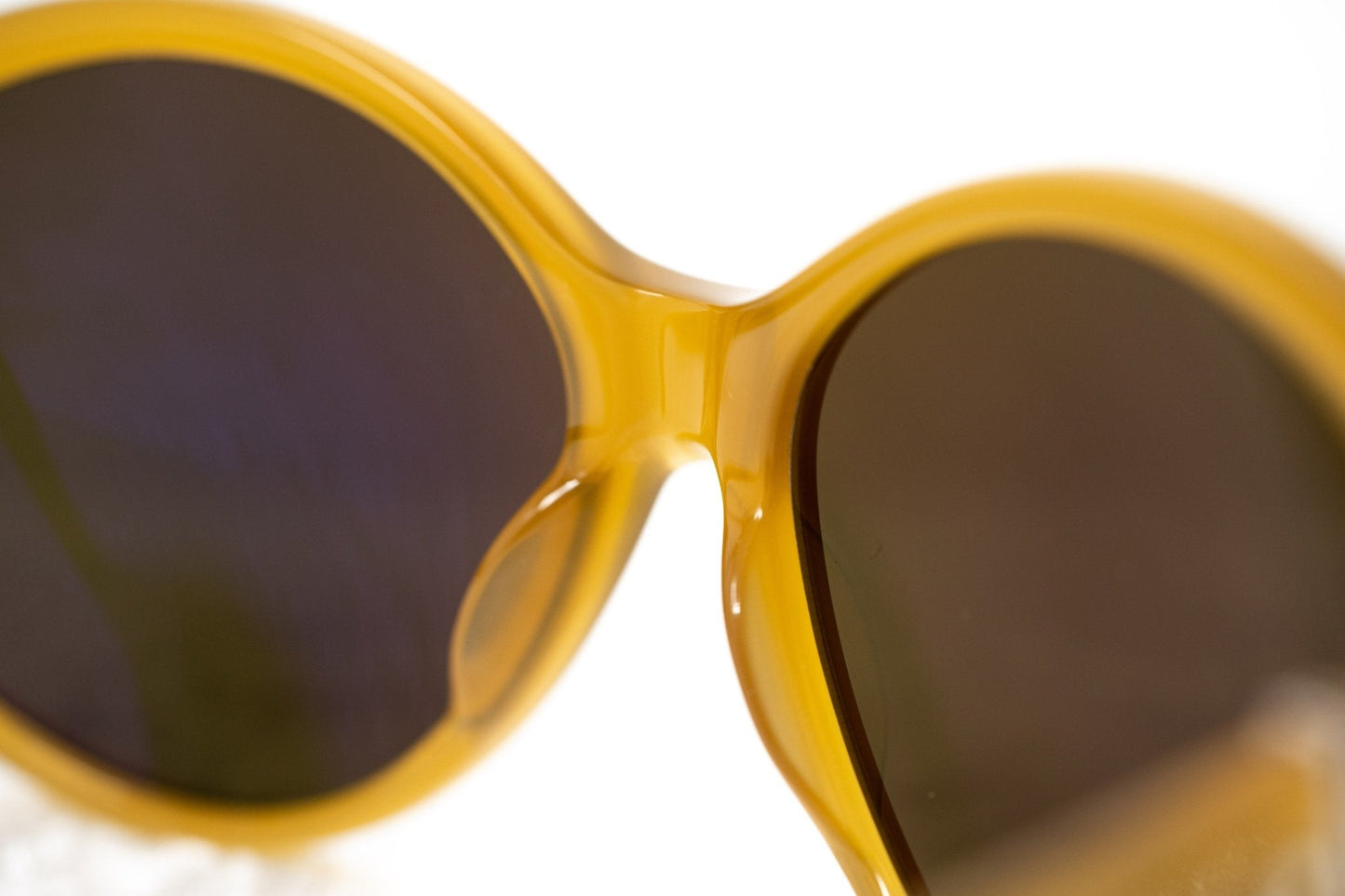 Ann Demeulemeester Ladies Sunglasses Oversized Honey and Green AD6C5SUN