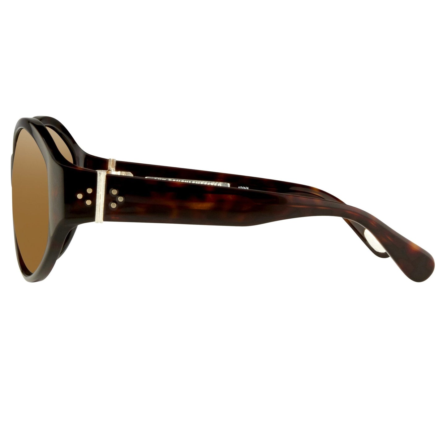 Ann Demeulemeester Ladies Sunglasses Oversized Tortoise Shell and Brown AD6C4SUN