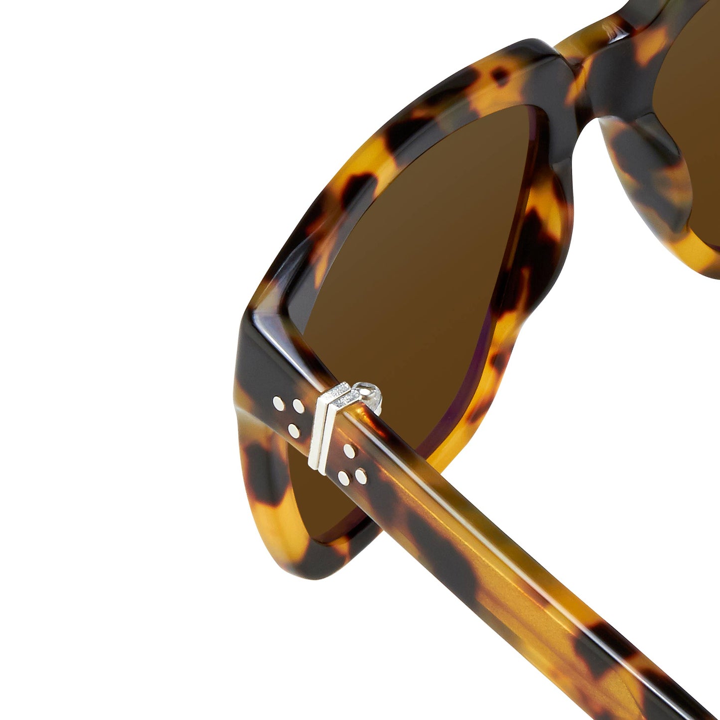 Ann Demeulemeester Sunglasses Oversized Tortoise Shell and Brown