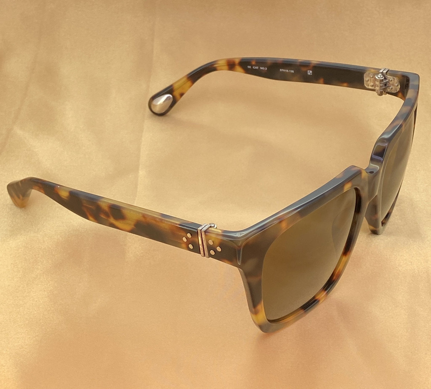Ann Demeulemeester Sunglasses Oversized Tortoise Shell and Brown
