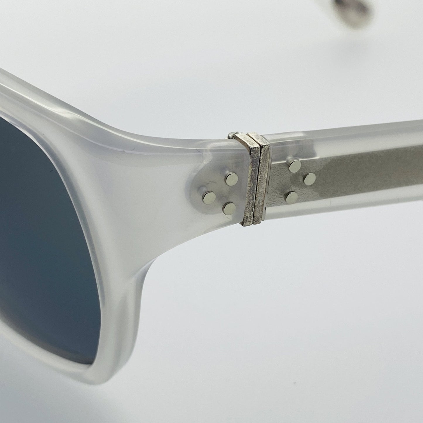 Ann Demeulemeester Sunglasses Oversized White and Grey AD31C4SUN