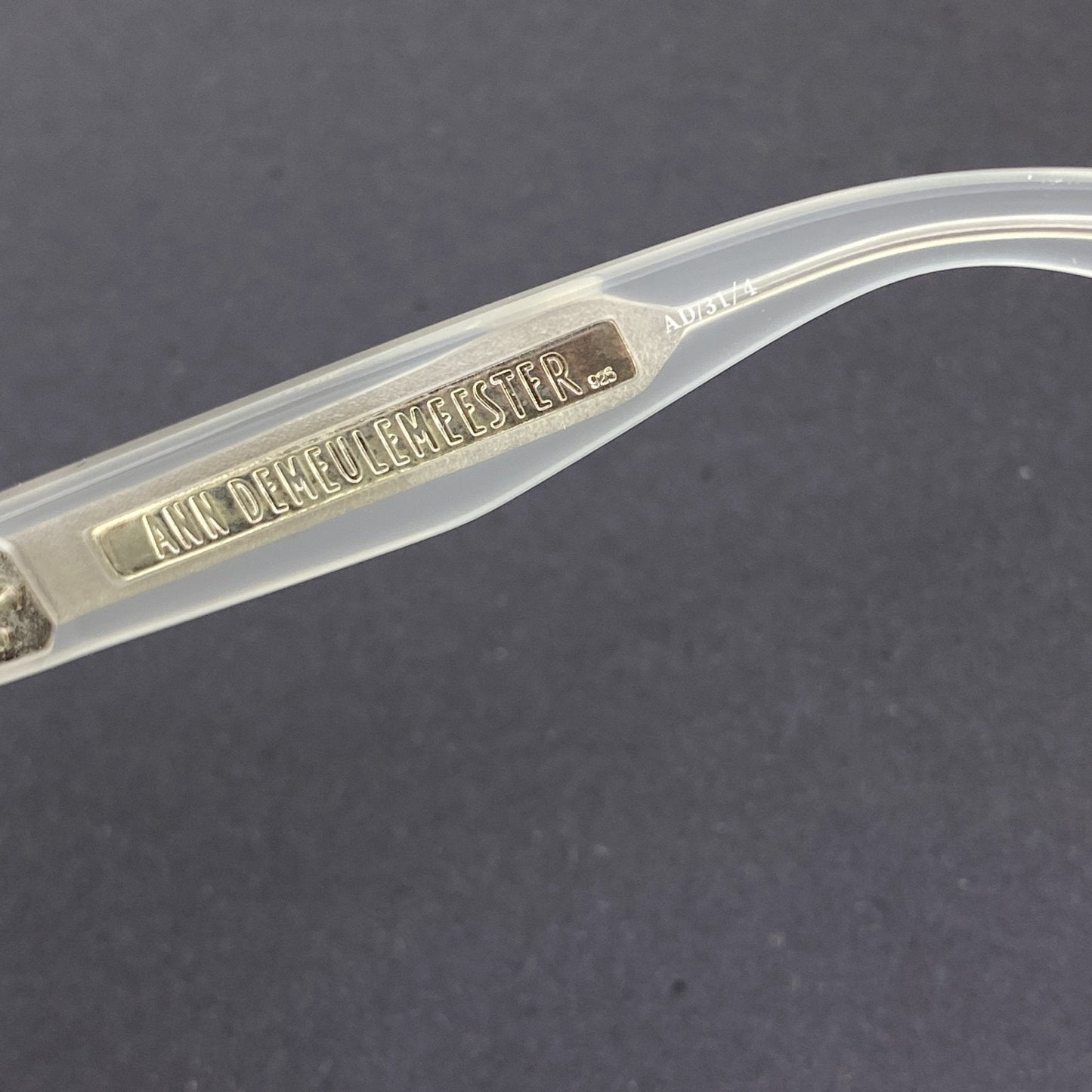 Ann Demeulemeester Sunglasses Oversized White and Grey AD31C4SUN